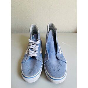 NWOT Vans Unisex Blue Suede Sneakers W 5.5  / M 4